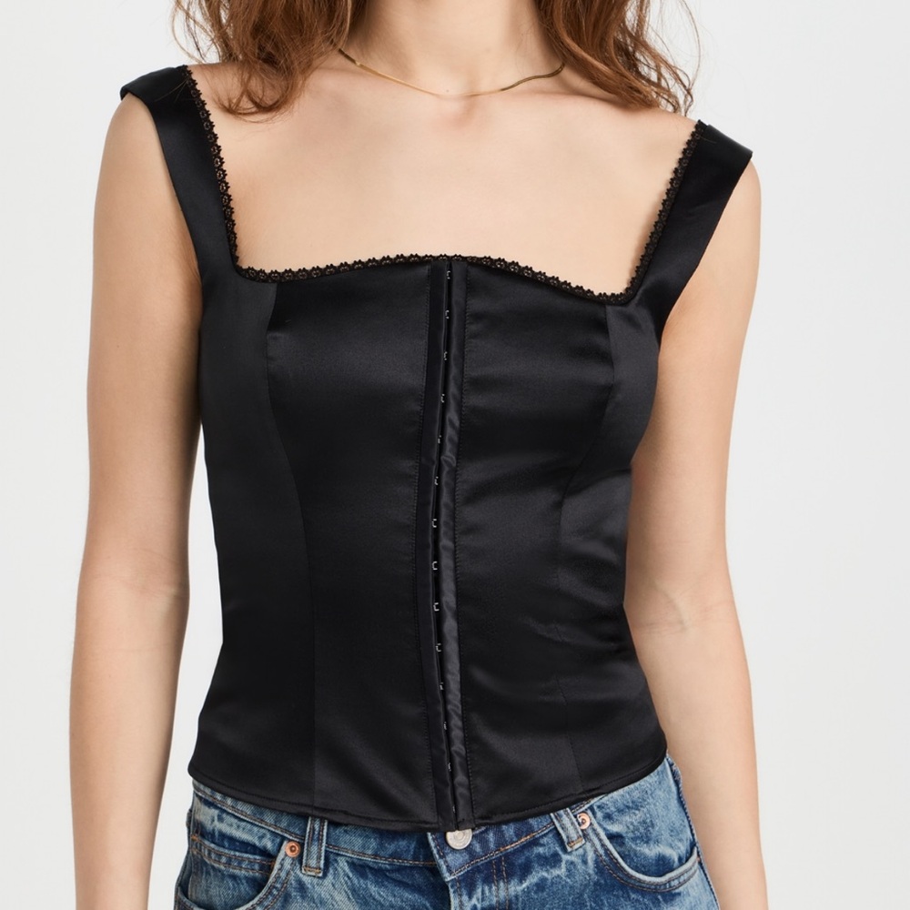 Reformation Tagliatelle Silk Top